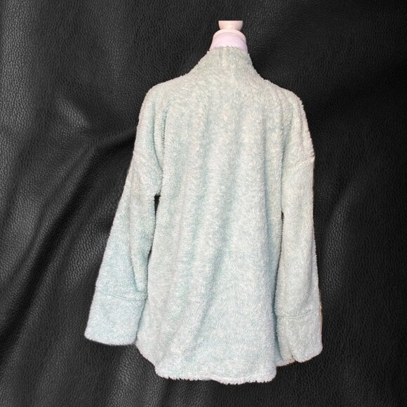 *NWT* Soft Surroundings Soft Blue Cozy Up Cardi Size L - Cozycore, Cabincore - Picture 5 of 10